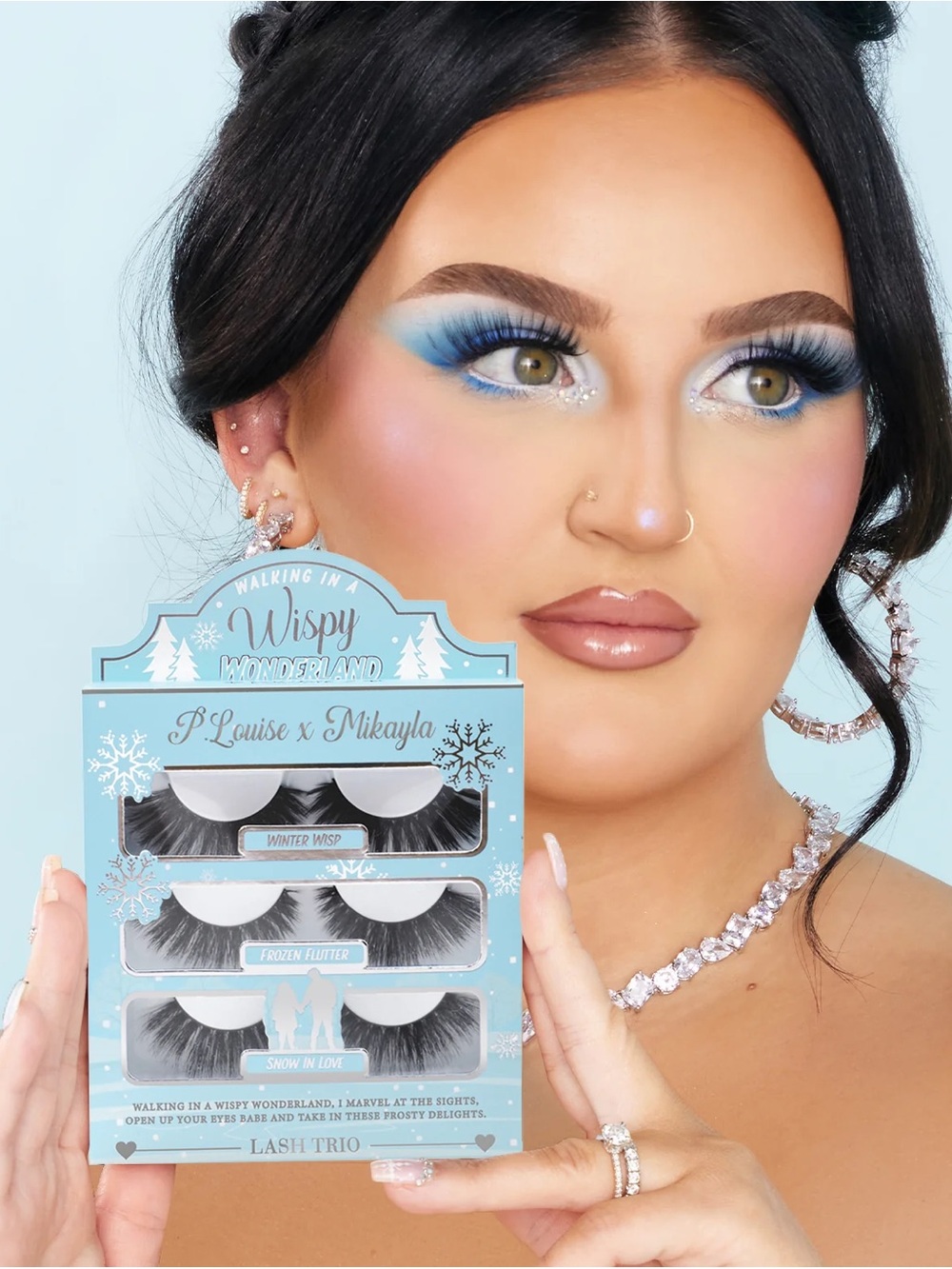 P. Louise x Mikayla Eyelash Trio set Vol II NEW! Walking in a Wispy Wonderland